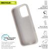 Funda muvit recycletek liquid silicone para apple iphone 16 pro nude