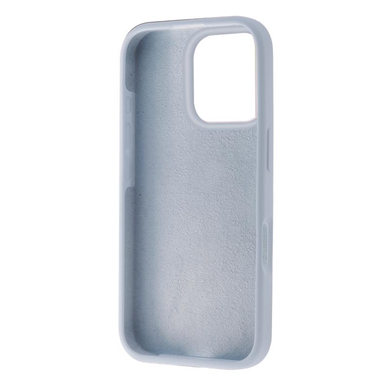 Funda muvit recycletek liquid silicone para apple iphone 16 pro azul cielo