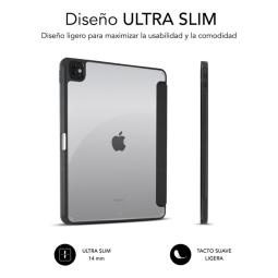 Funda subblim clear shock case para ipad pro 12.9 pulgadas 2024 negro