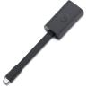 Adaptador usb tipo c a rj45 dell macho - hembra negro