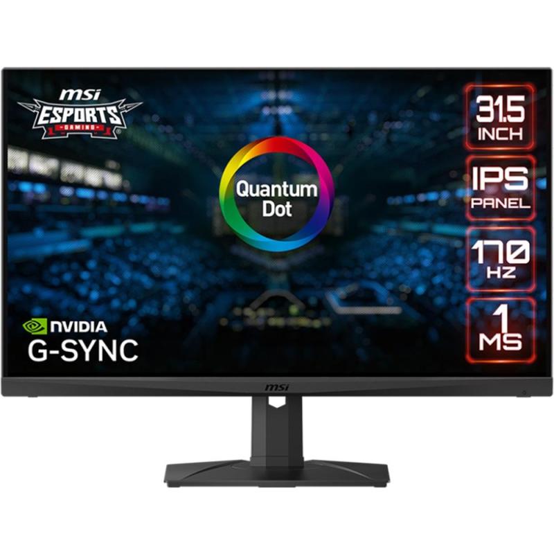 Monitor gaming msi mag321qr - qd 31.5 pulgadas wqhd 170hz