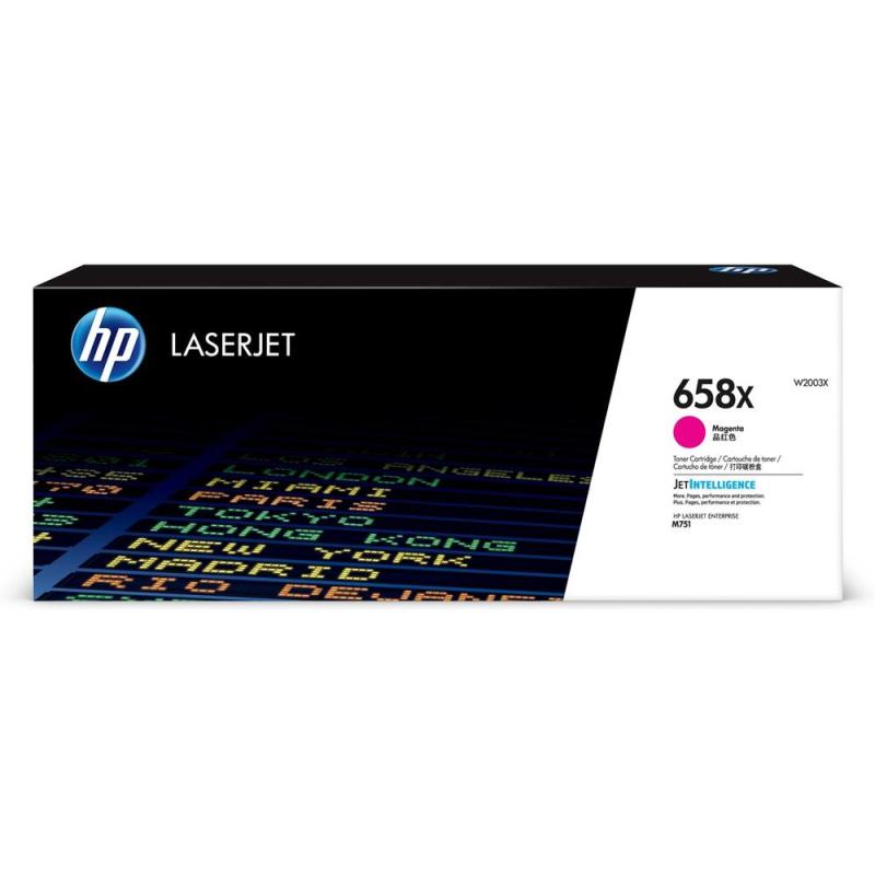 Toner hp laserjet enterprise 658x magenta