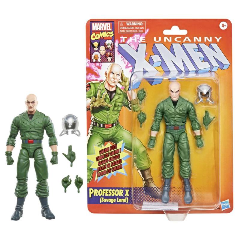 Figura hasbro marvel legend series x - men proffesor x savage land