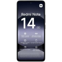 Movil xiaomi redmi note 14 5g 8 - 256gb negro