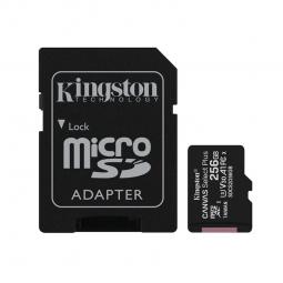 Tarjeta memoria micro secure digital sd hc 256gb kingston canvas select plus clase 10 uhs - 1 + adaptador sd - Imagen 1