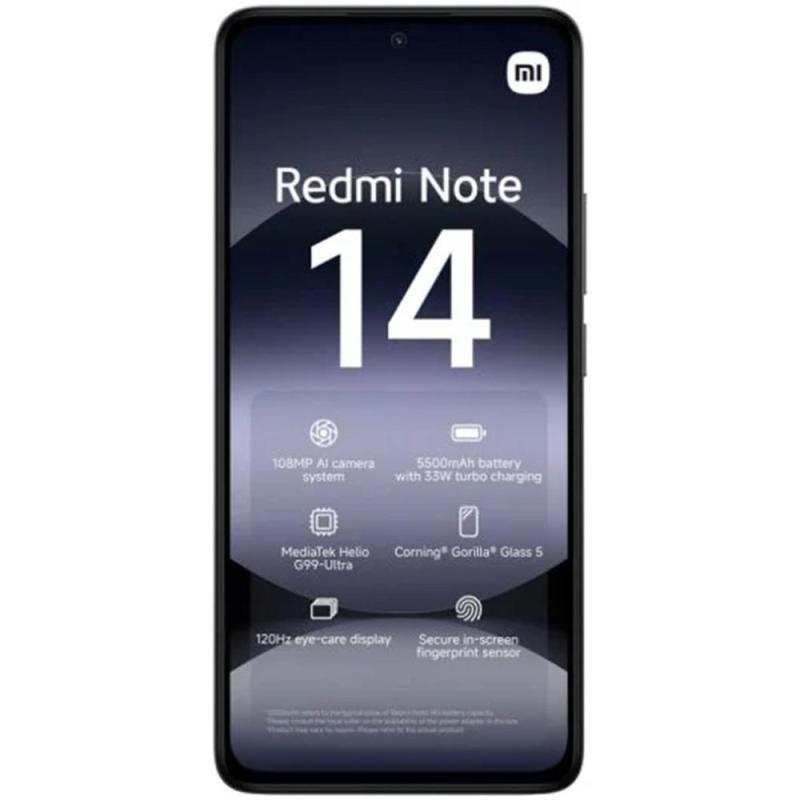 Movil xiaomi redmi note 14 8 - 256gb negro