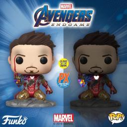 Funko pop marvel endgame i am iron man glow in the dark edicion especial brillo en la oscuridad 47096 - Imagen 1