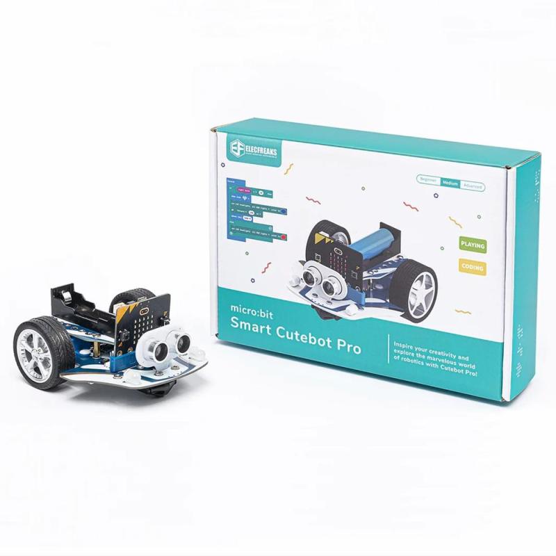 Robot coche micro:bit smart cutebot pro sin placa