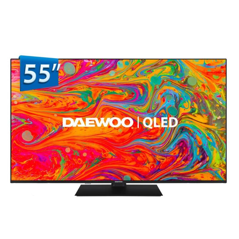 Tv daewoo 55 pulgadas qled 4k uhd - 55dm65qv - smart tv