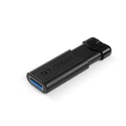 Memoria usb 3.2 verbatim pinstripe 64gb negro