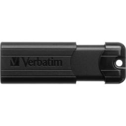 Memoria usb 3.2 verbatim pinstripe 64gb negro