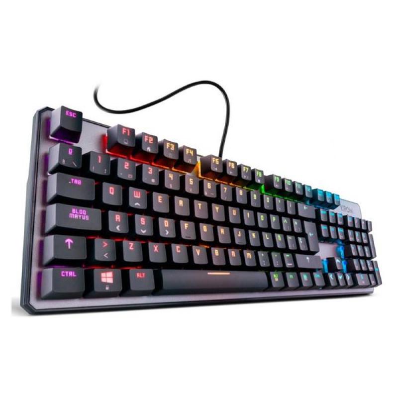 Teclado gaming krom kernel tkl rgb usb mecanico - Imagen 1