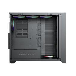 Caja ordenador gaming keep out xc - 911 pro xl e - atx argb cristal templado usb 3.2 negro