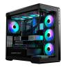 Caja ordenador gaming keep out xc - 905 pro+ matx argb cristal templado negro