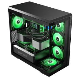 Caja ordenador gaming keep out xc - 905 pro+ matx argb cristal templado negro