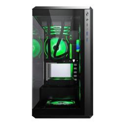 Caja ordenador gaming keep out xc - 905 pro+ matx argb cristal templado negro