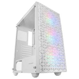 Caja ordenador mars gaming mcmagw atx rgb cristal templado blanco