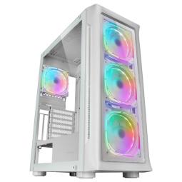 Caja ordenador mars gaming mc - neo e - atx cristal templado blanco