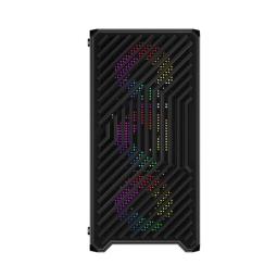 Caja ordenador gaming keep out xc - 220 glass matx argb cristal templado negro