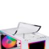 Caja ordenador mars gaming mc - art atx argb cristal templado blanco