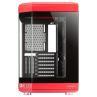 Caja ordenador mars gaming mc - 3t atx cristal templado rojo