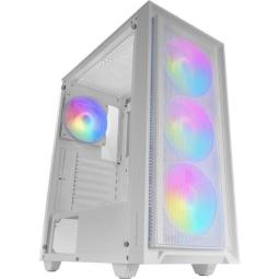 Caja ordenador mars gaming mc - air atx frgb cristal templado blanco