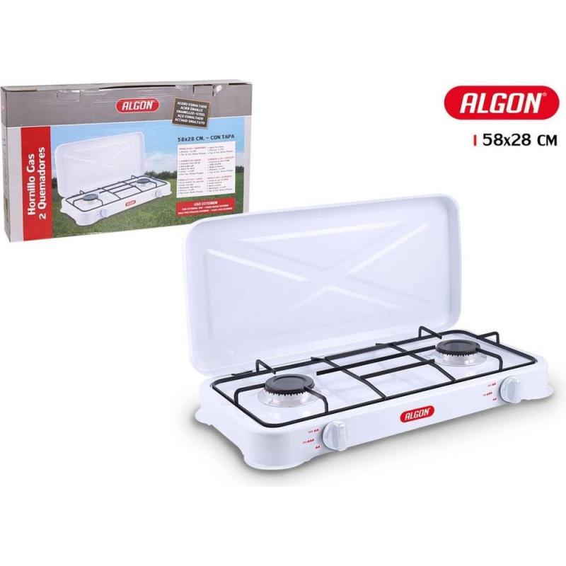 Hornillo 2 fuegos gas c - tapa algon