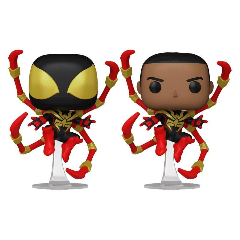 Funko pop marvel spider - man comics miles morales iron spider w - chase aleatorio