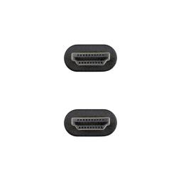 Cable hdmi v2 nanocable 1.m negro - macho - macho 4k@60hz 18gbps ccs