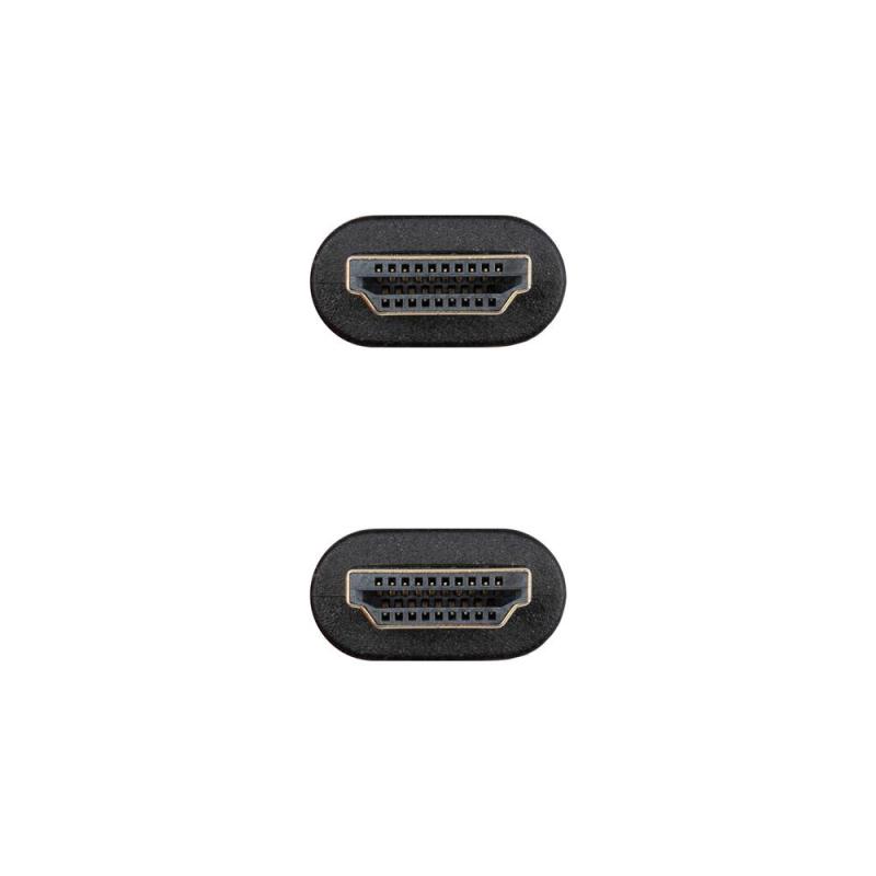 Cable hdmi v2 nanocable 1.m negro - macho - macho 4k@60hz 18gbps ccs