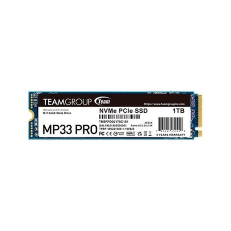 Disco duro interno ssd teamgroup mp33 pro 1tb m2 pci express 3.0