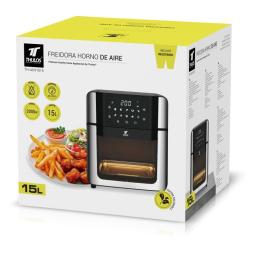 Freidora de aire sin aceite airfryer thulos 2000w 15l th - aov1515