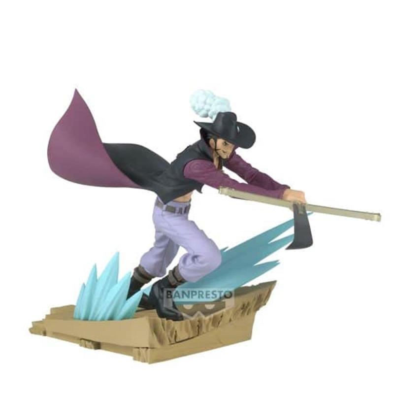 Figura banpresto one piece senkozekkei dracule mihawk 12cm