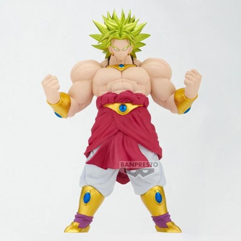 Figura banpresto dragon ball z blood of saiyans super saiyan broly 20cm