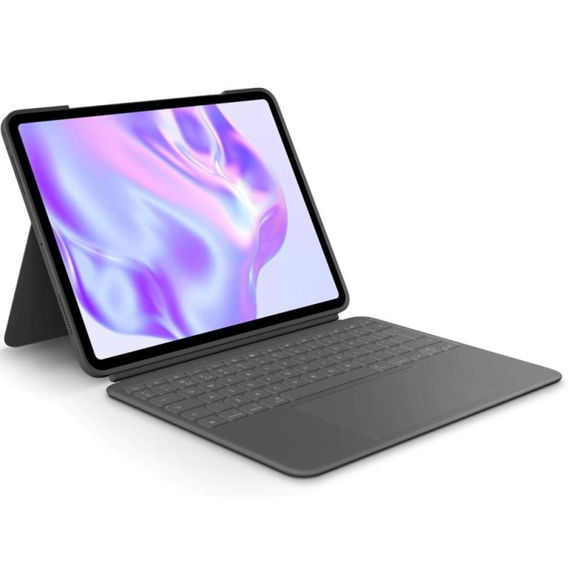 Funda logitech combo touch con teclado para ipad pro m4 13 pulgadas grafito ingles