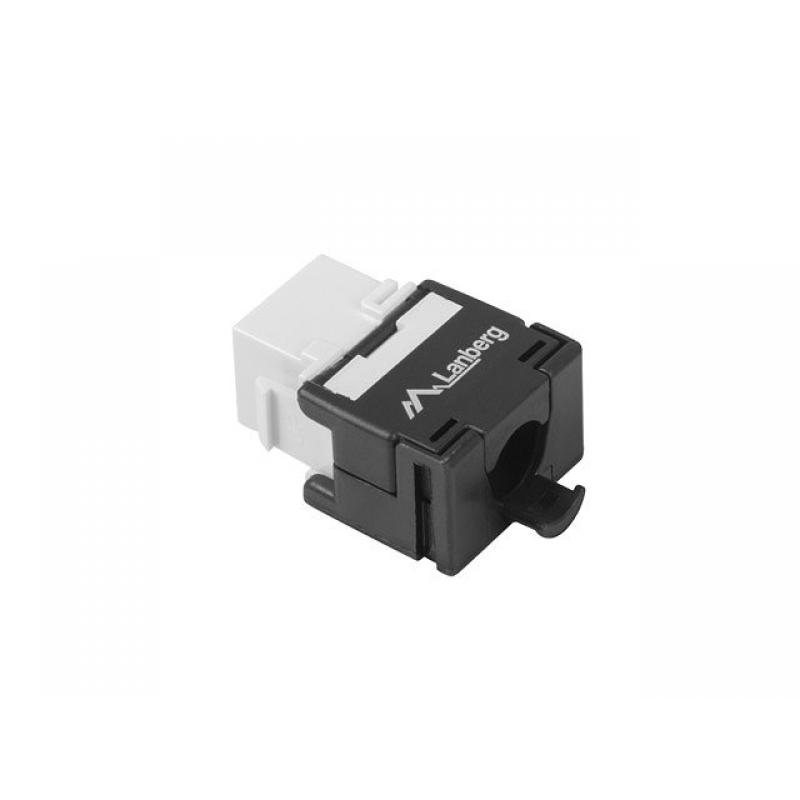 Conector keystone lanberg cat.5e utp rj45 180 grados sin herramientas - Imagen 1