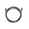 Cable toslink lanberg optico audio digital 2m negro - Imagen 1