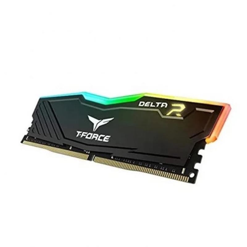 Memoria ram ddr4 16gb 3200mhz teamgroup delta rgb - negro - cl 16 - 1.35v tf3d416g3200hc16f01