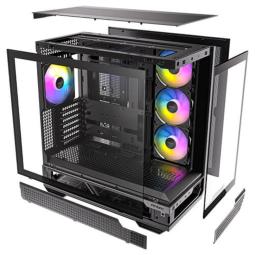 Caja ordenador gaming antec fishtank c7 atx argb cristal templado usb 3.2 negro