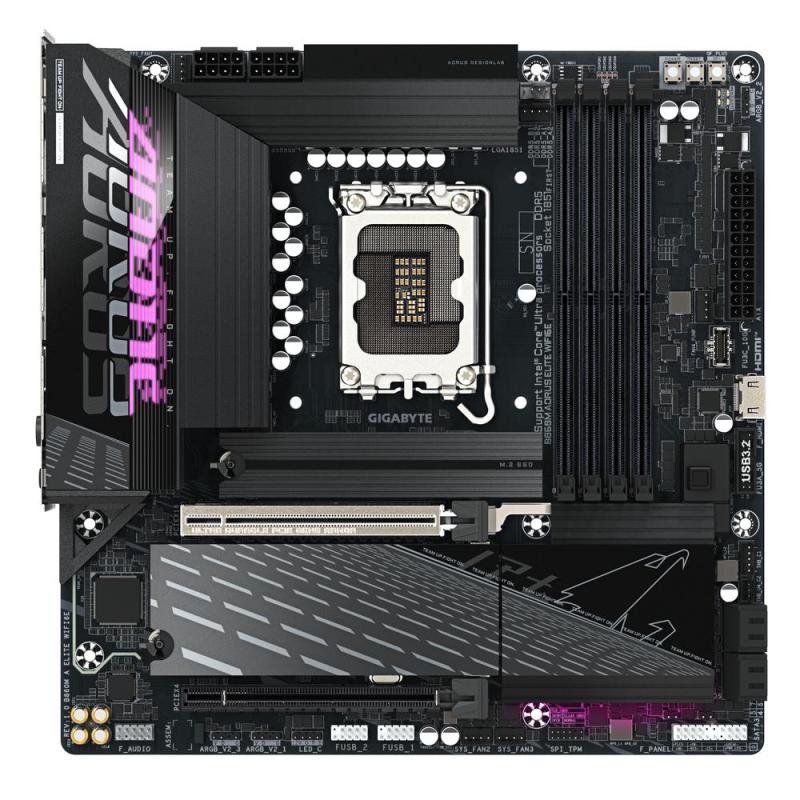 Placa base gigabyte b860m aorus elite wifi6e matx - 4x ddr5 - lga1851