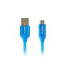 Cable usb lanberg 2.0 macho - micro usb macho quick charge 3.0 1.8m azul - Imagen 1