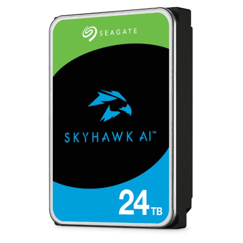 Disco duro interno hdd seagate skyhawk ai st24000ve002 24tb 3.5 pulgadas 7200rpm - 256mb - sata3