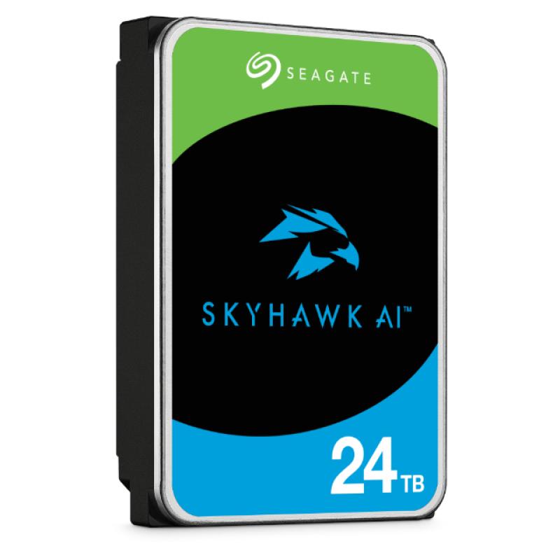 Disco duro interno hdd seagate skyhawk ai st24000ve002 24tb 3.5 pulgadas 7200rpm - 256mb - sata3