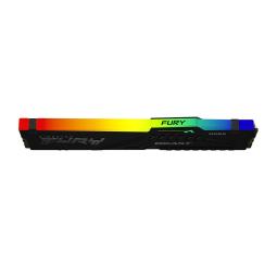 Memoria ram ddr5 32gb kingston - 6000 mhz - pc5 - 48000 - fury beast rgb - cl40 - 1.35v