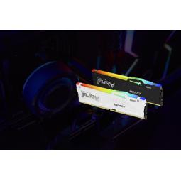 Memoria ram ddr5 32gb kingston - 6000 mhz - pc5 - 48000 - fury beast rgb - cl40 - 1.35v