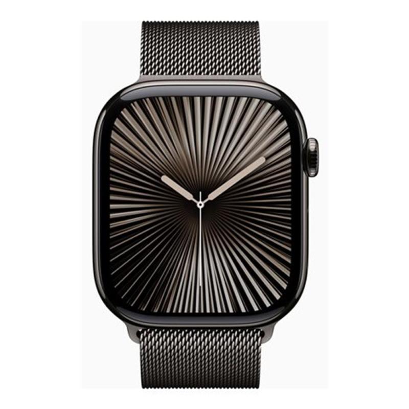 Smartwatch apple watch series 10 gps + cell 46mm state titanium milanese loop s - m