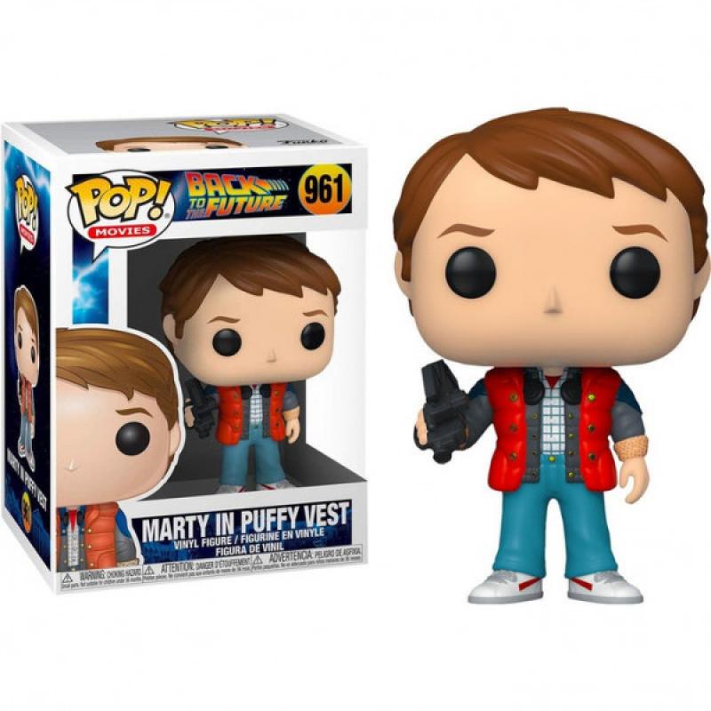 Funko pop regreso al futuro marty con chaleco hinchado 48705 - Imagen 1