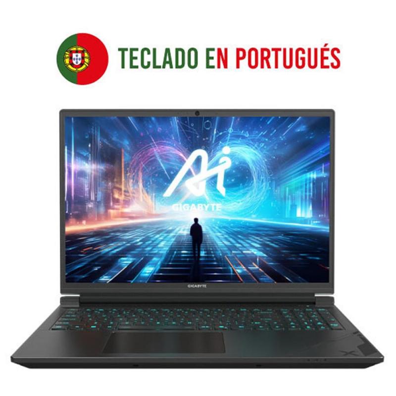 Portatil gigabyte g6x 9kg - 43pt854sd i7 - 136250hx 16gb ssd 1tb 16 pulgadas portugues