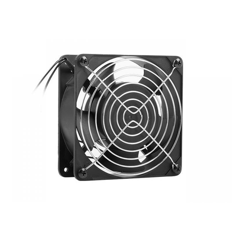 Ventilador 120 mm lanberg para rack 19 230v rejilla metalica negro - Imagen 1