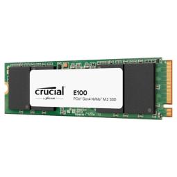 Disco duro interno solido ssd crucial e100 480gb m.2 nvme pci express 4.0